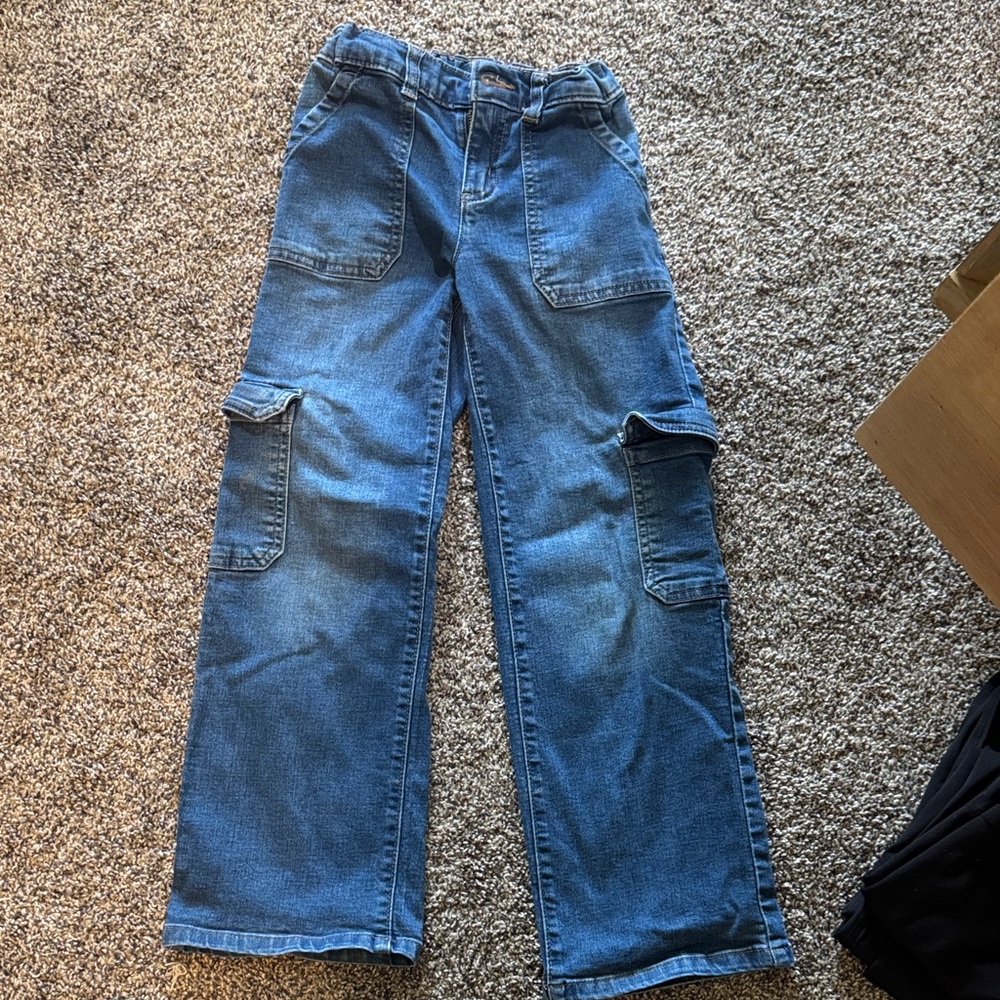 Blue Cargo Jeans